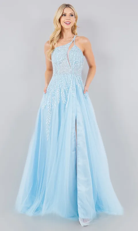 Pastel Tulle Prom Dress: Cinderella Couture 8118J sold by PromGirl
