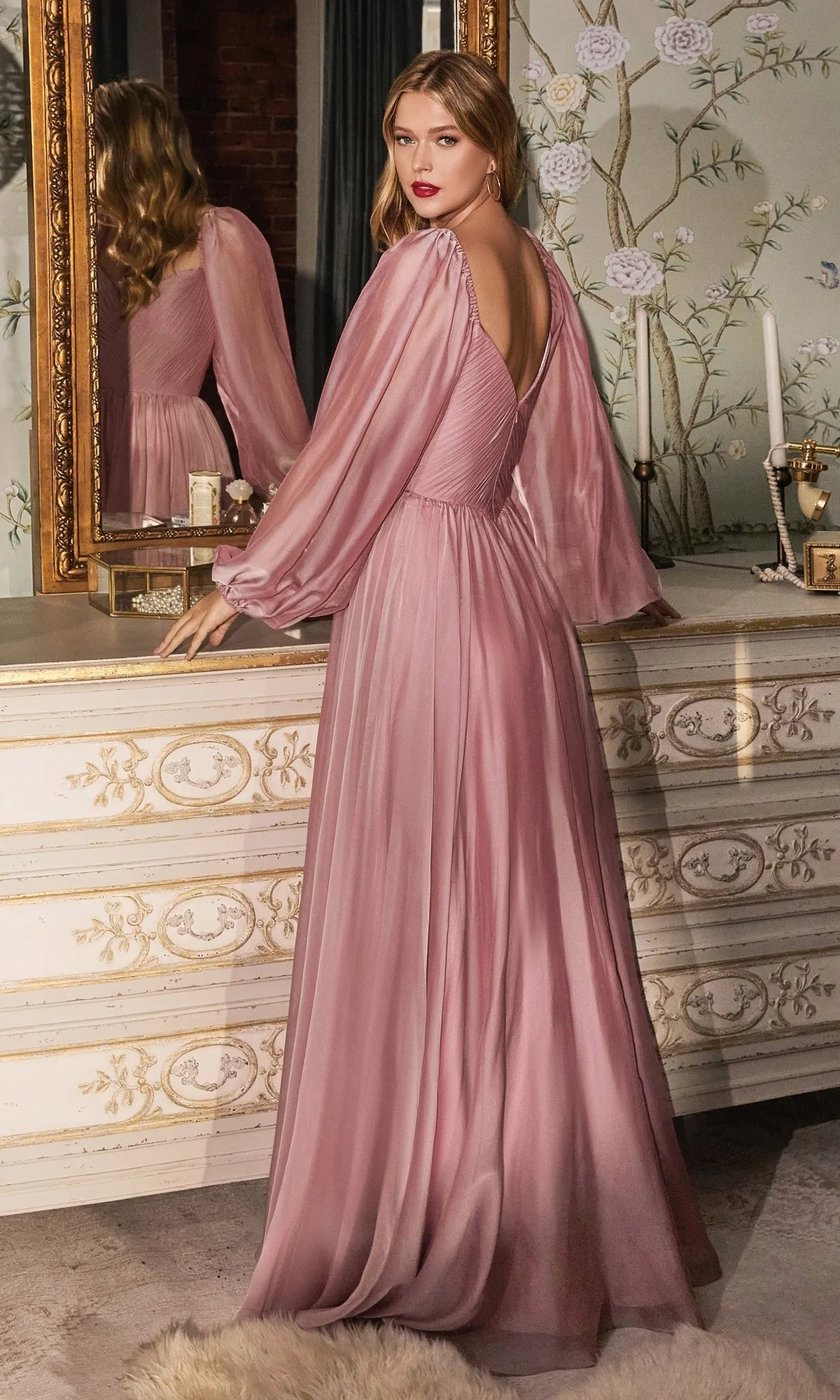 Ladivine Plus-Size Off-Shoulder Prom Dress CD243C sold by PromGirl product image thumbnail 2