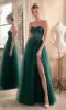 Sheer-Waist Long Glitter-Tulle Prom Dress CLC150 sold by PromGirl