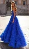 La Femme Long Ruffled Prom Ball Gown 32128 sold by PromGirl