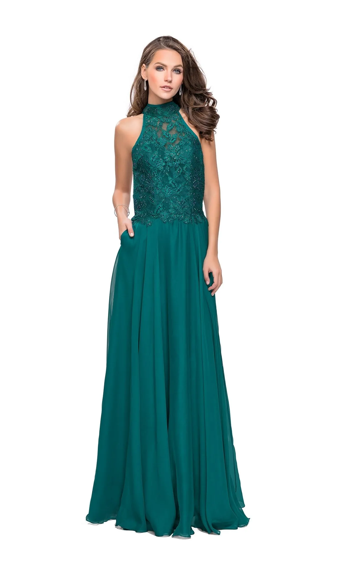 Long Prom Dress By La Femme 25355 sold by PromGirl