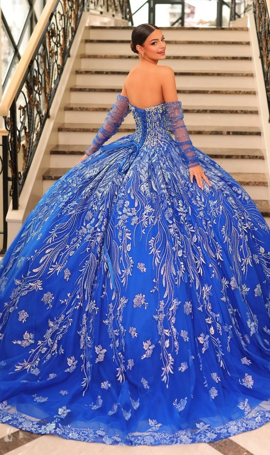 Quinceanera Dress 54222 By Amarra sold by PromGirl product image thumbnail 2