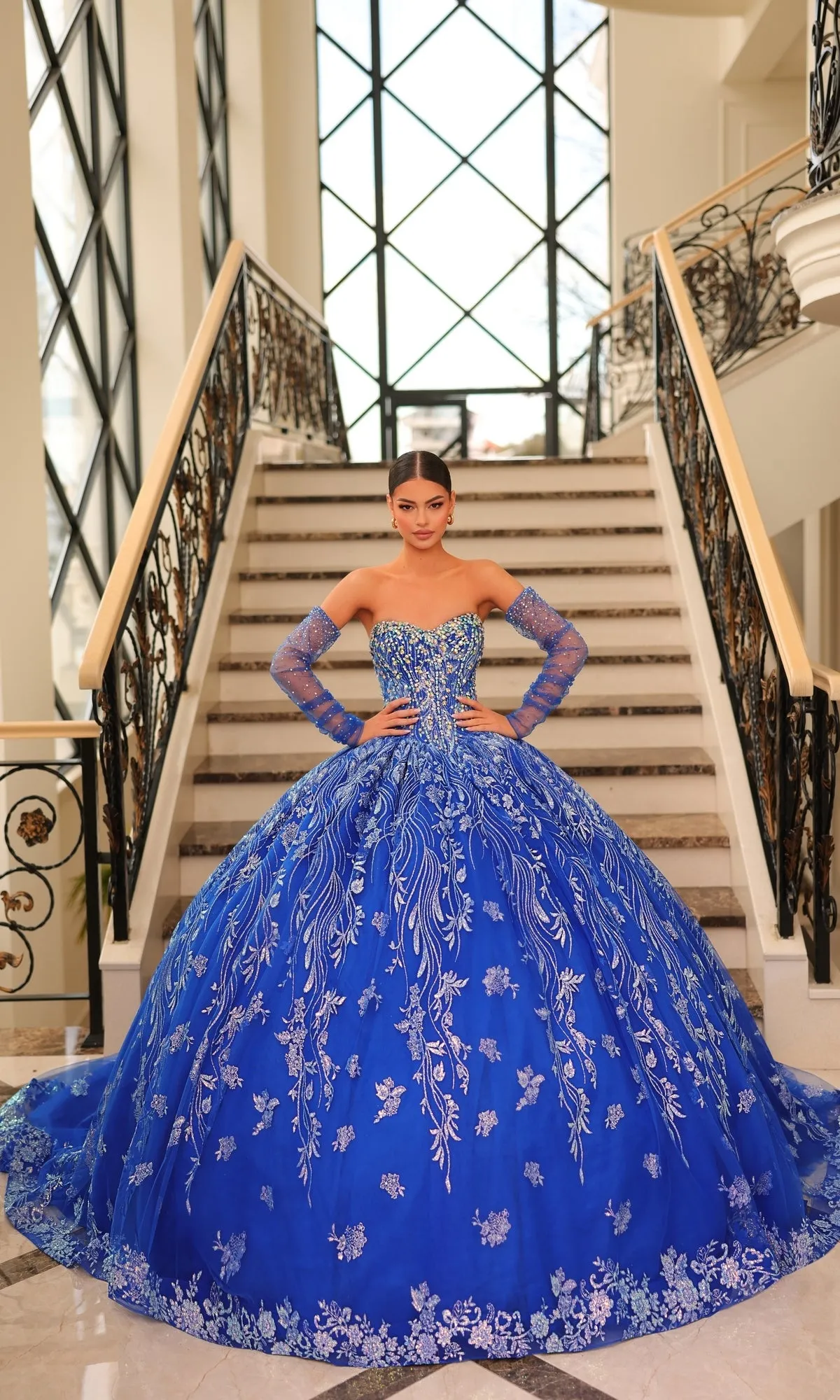 Quinceanera Dress 54222 By Amarra sold by PromGirl product image thumbnail 5