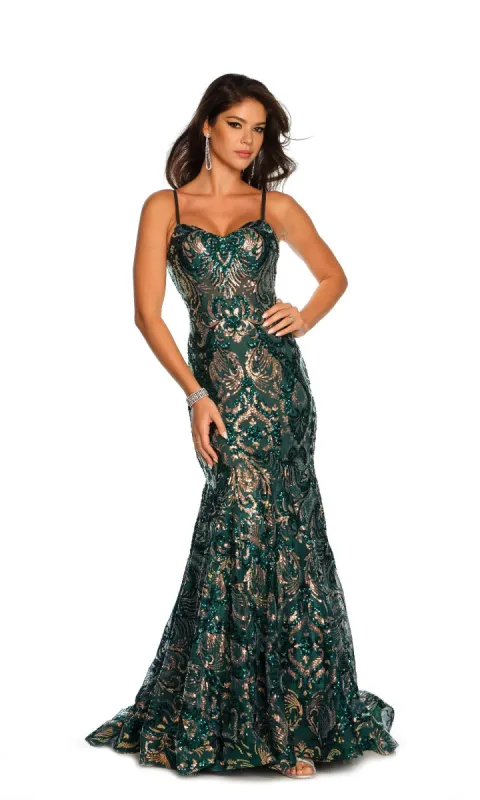 Long Formal Dress 11225 by Dave and Johnny sold by PromGirl