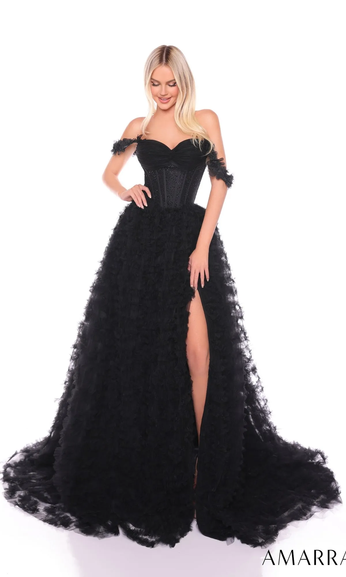 Long Formal Dress 88152 by Amarra sold by PromGirl