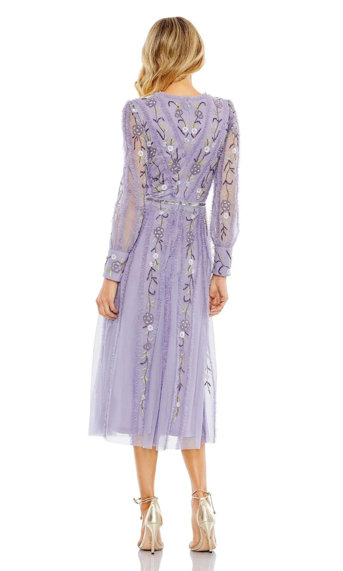 Knee Length Wedding Guest Dress 9133 by Mac Duggal sold by PromGirl product image thumbnail 2