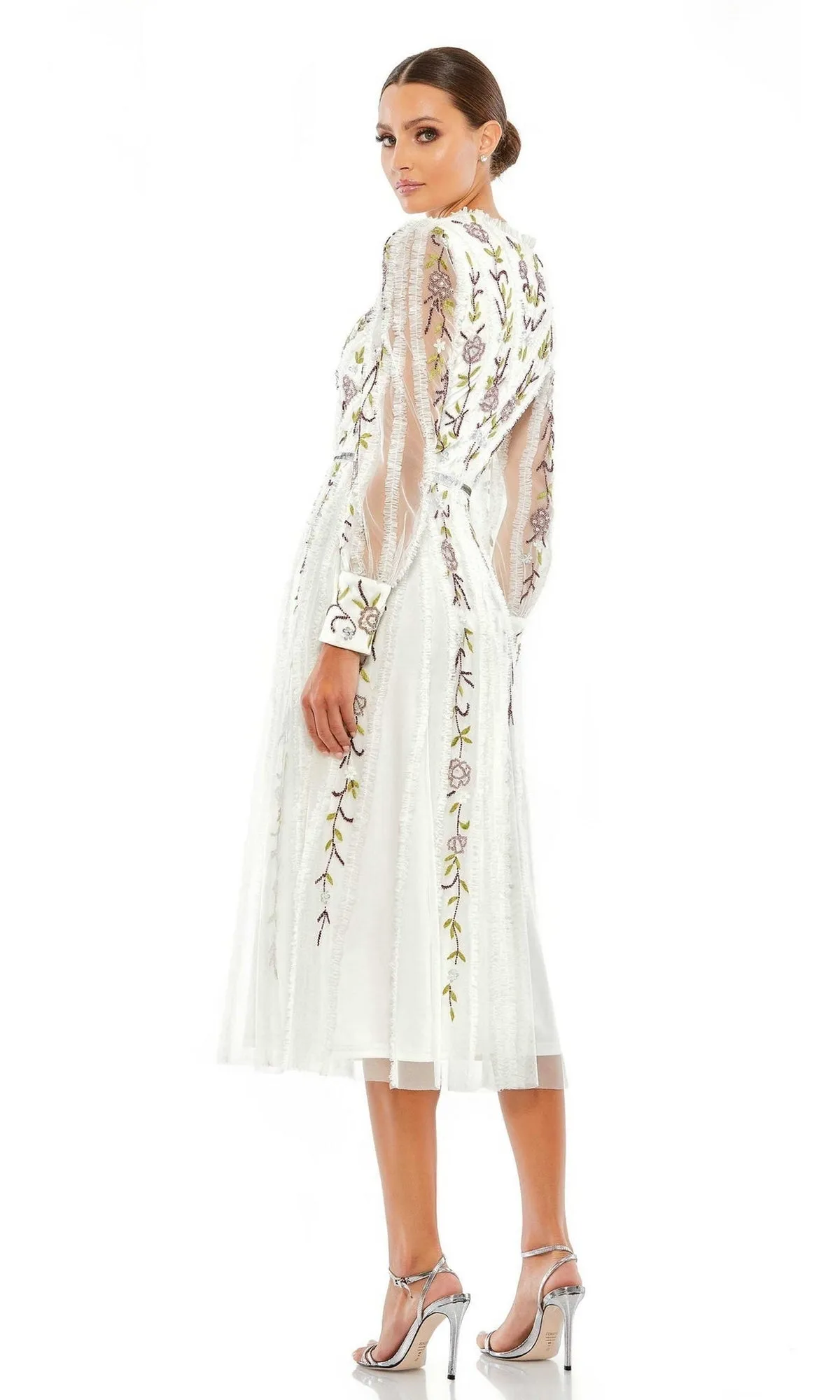 Knee Length Wedding Guest Dress 9133 by Mac Duggal sold by PromGirl product image thumbnail 4