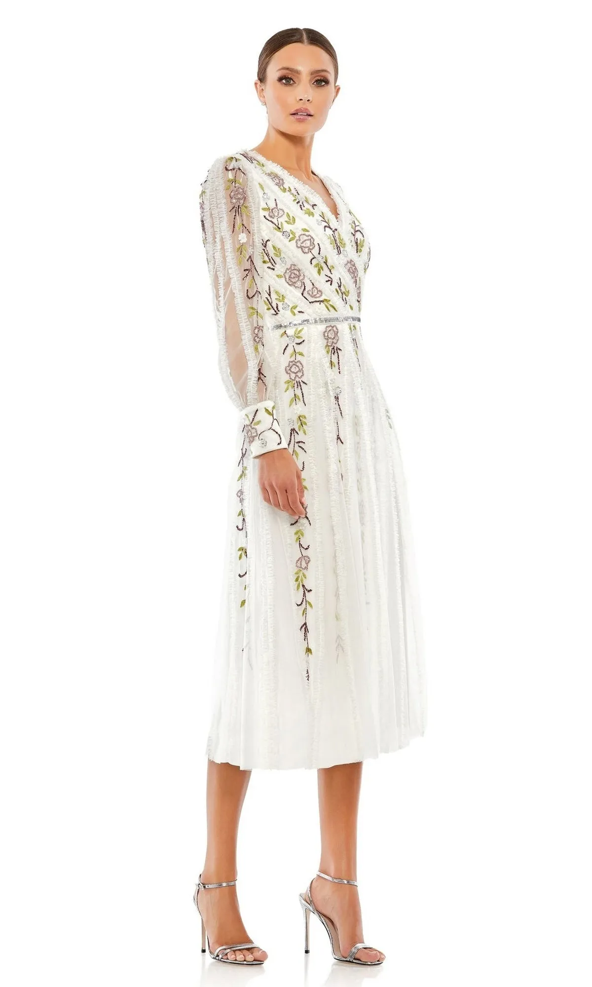 Knee Length Wedding Guest Dress 9133 by Mac Duggal sold by PromGirl product image thumbnail 3