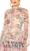 Floral-Print Midi Party Dress: Mac Duggal 11405 sold by PromGirl