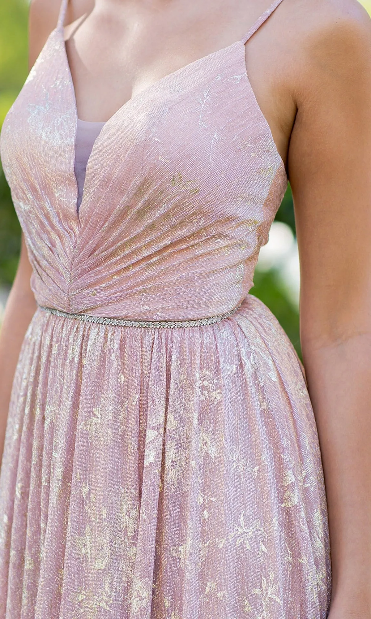 Blush Pink Prom Dress: Cinderella Couture 8086J sold by PromGirl product image thumbnail 3