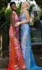 Jovani Beaded Sheer-Mesh Long Prom Dress 08275 sold by PromGirl