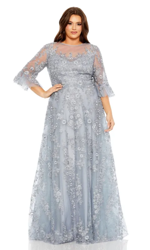 Long Plus-Size Formal Dress 20471 by Mac Duggal sold by PromGirl