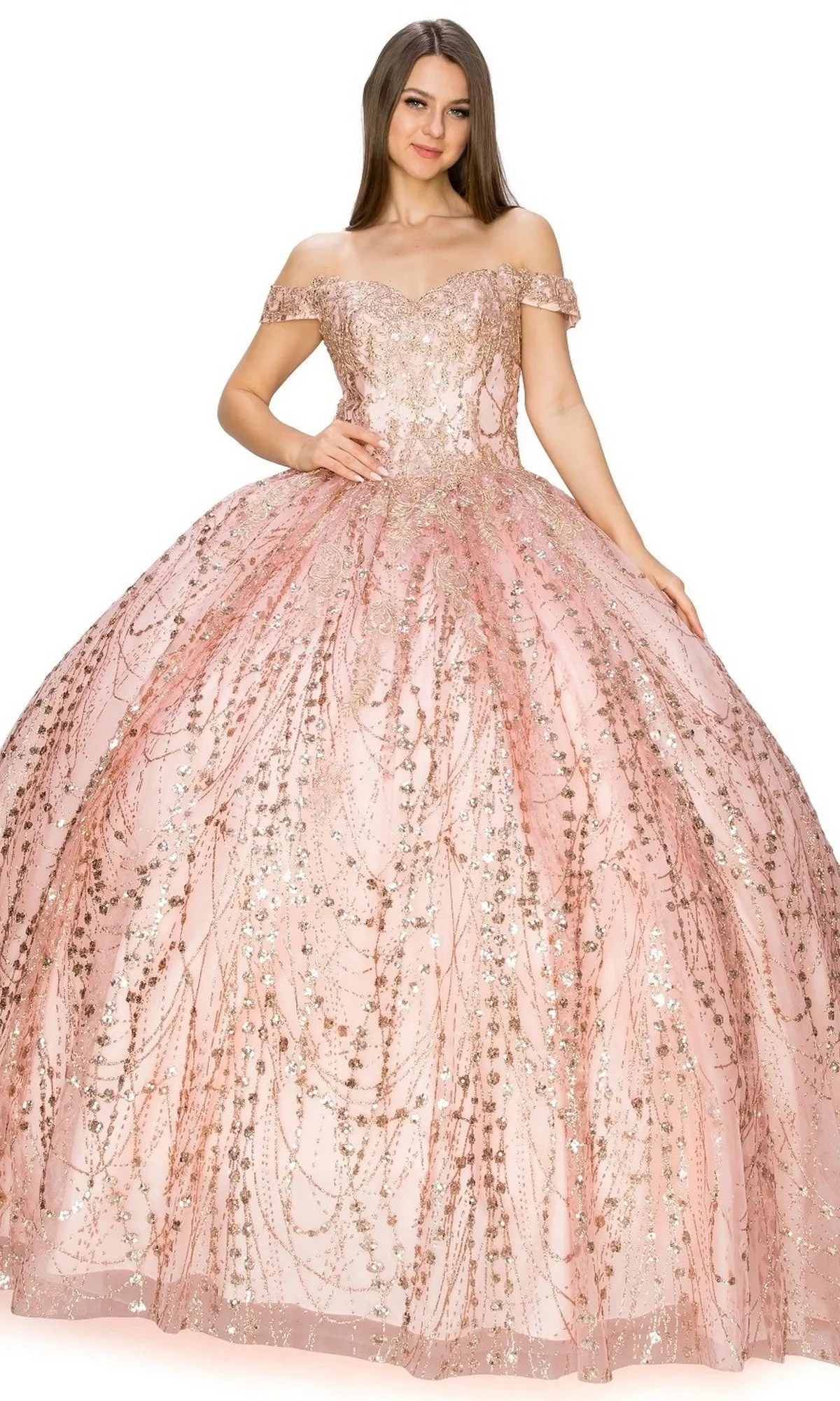 Quinceanera Ball Gown 8033J sold by PromGirl product image thumbnail 4