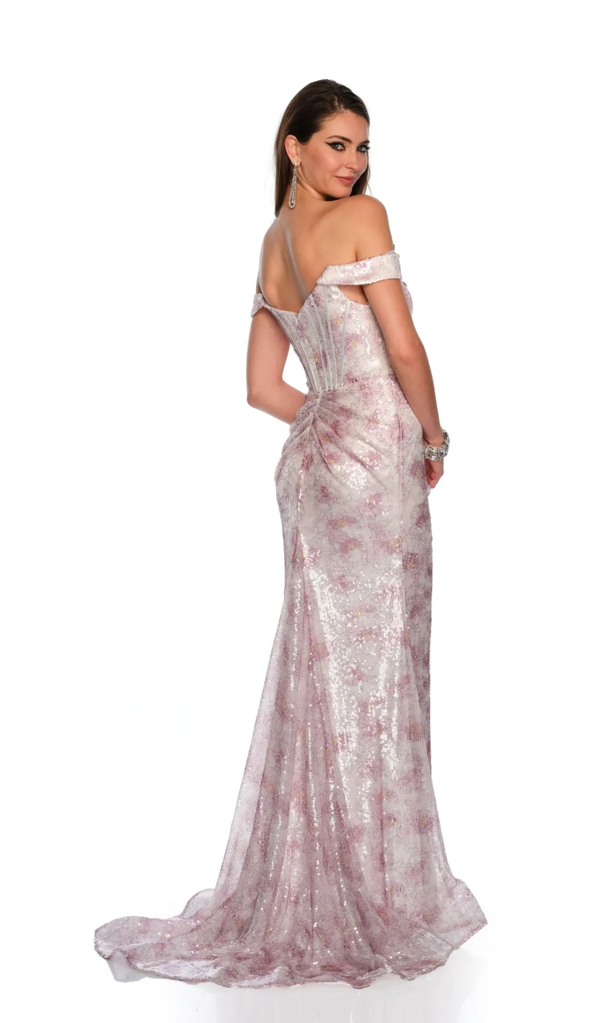 Long Formal Dress 11508 by Dave and Johnny sold by PromGirl product image thumbnail 2