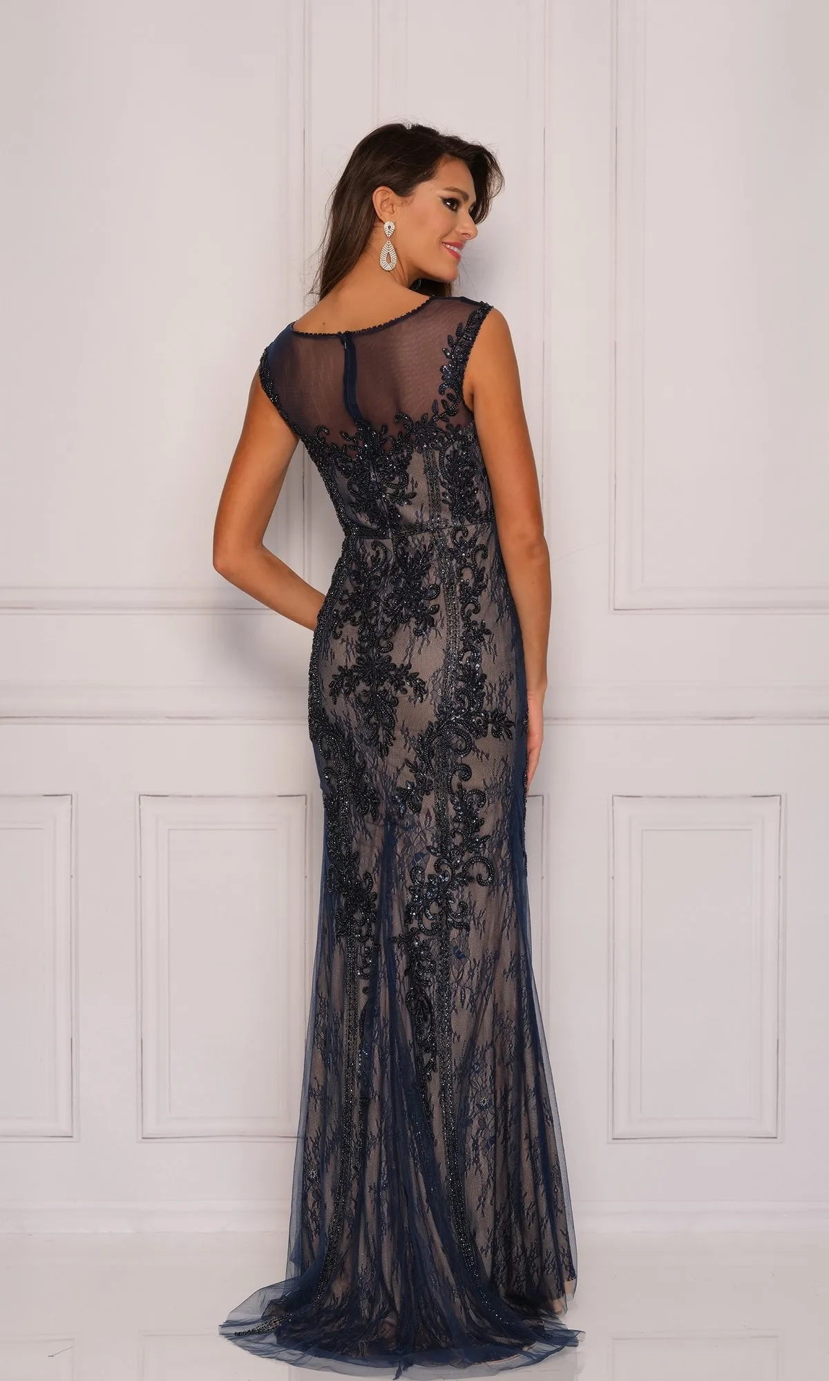 Long Formal Dress A8442 by Dave and Johnny sold by PromGirl product image thumbnail 2