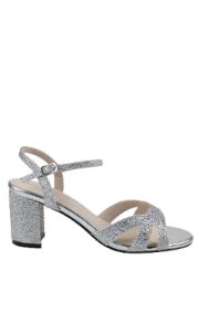 Ivy Silver Low Heel Prom Shoes 4585 sold by PromGirl