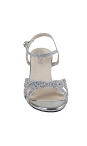 Ivy Silver Low Heel Prom Shoes 4585 sold by PromGirl