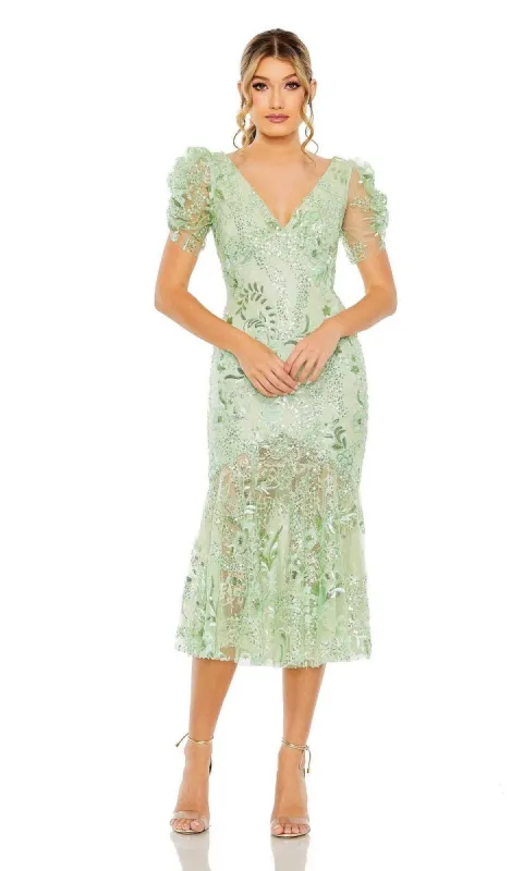 Short Wedding Guest Dress 68266 by Mac Duggal made by Mac Duggal