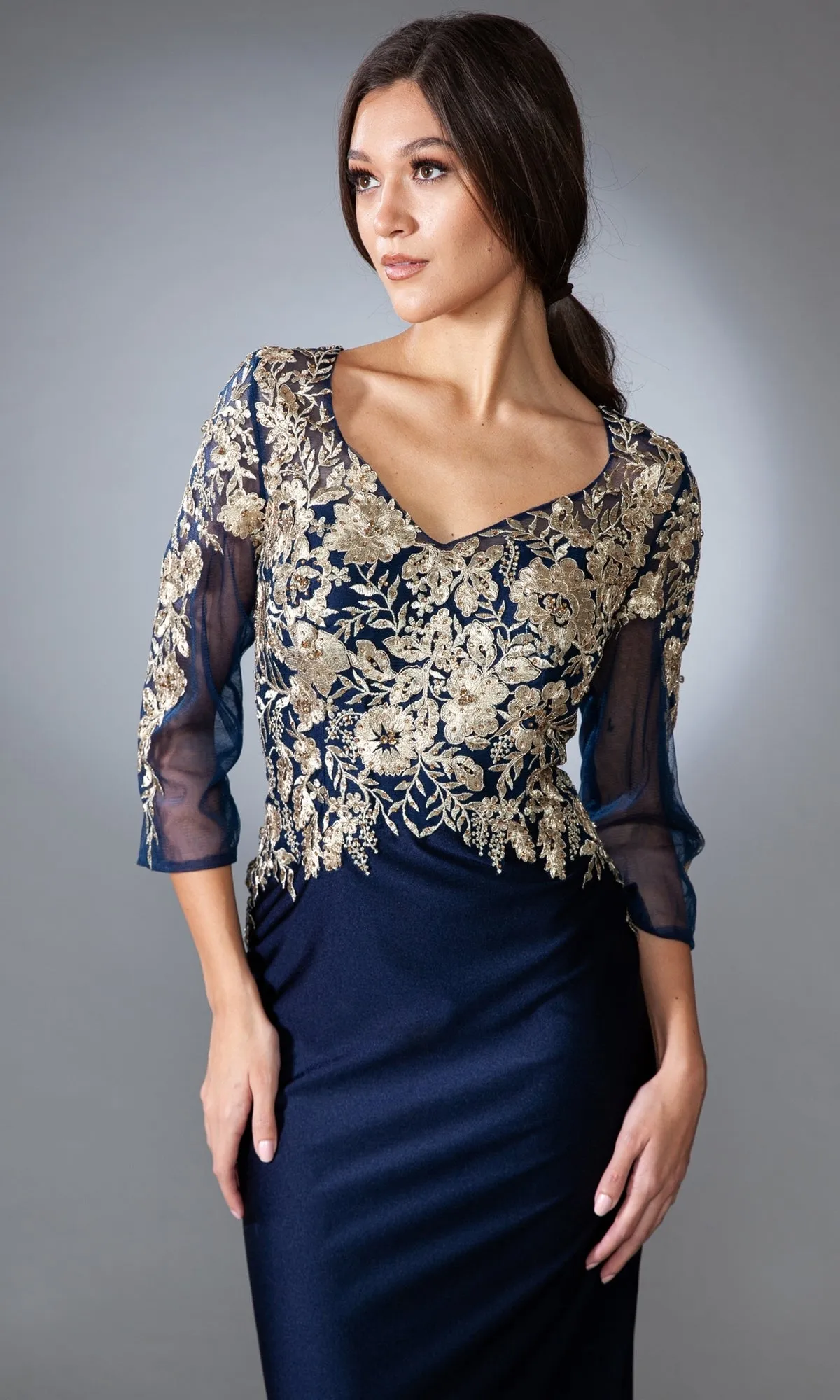 Mother-of-the-Bride Dress: Amelia Couture 7039 sold by PromGirl product image thumbnail 4