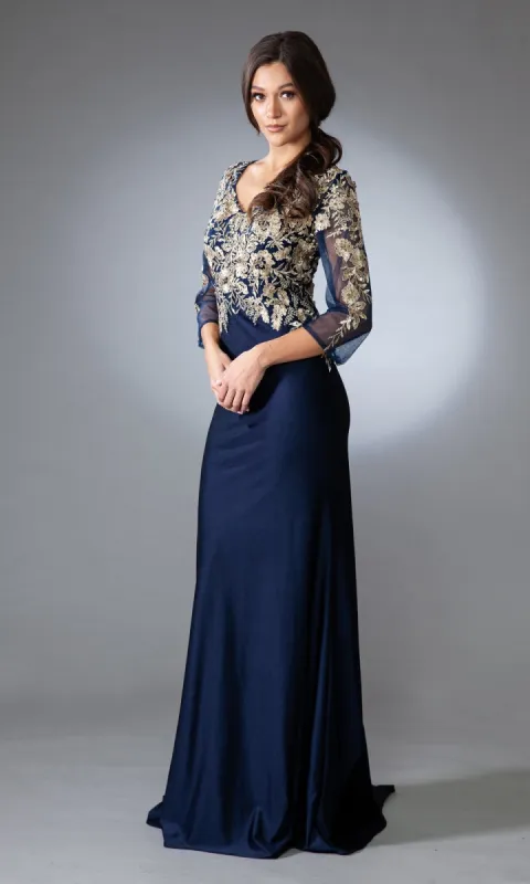 Mother-of-the-Bride Dress: Amelia Couture 7039 sold by PromGirl