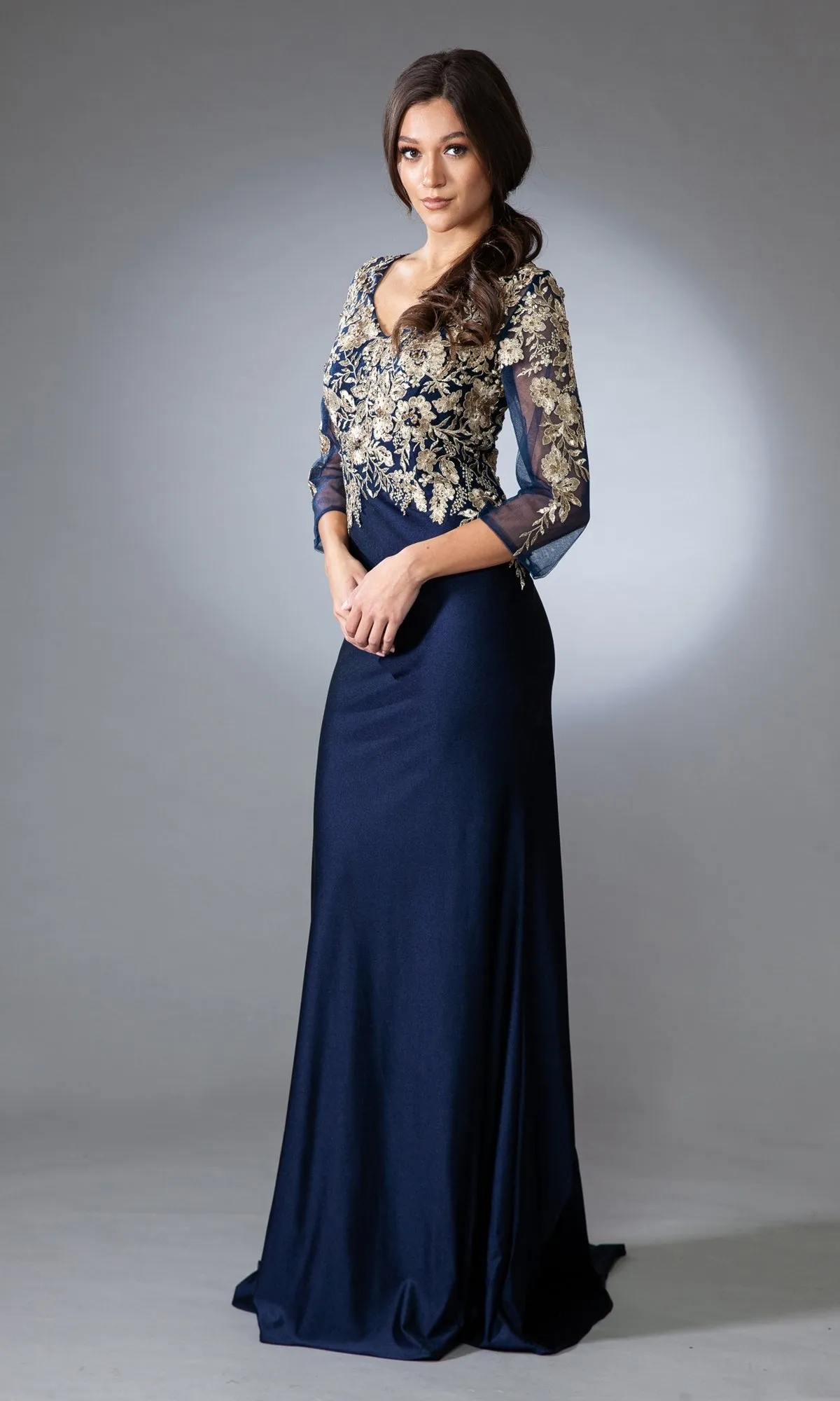 Mother-of-the-Bride Dress: Amelia Couture 7039 sold by PromGirl