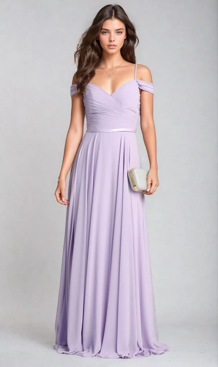 Long A-Line Off-Shoulder Prom Dress: Chicas C8997 sold by PromGirl