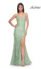 La Femme Long Floral-Lace Prom Dress 31134 sold by PromGirl