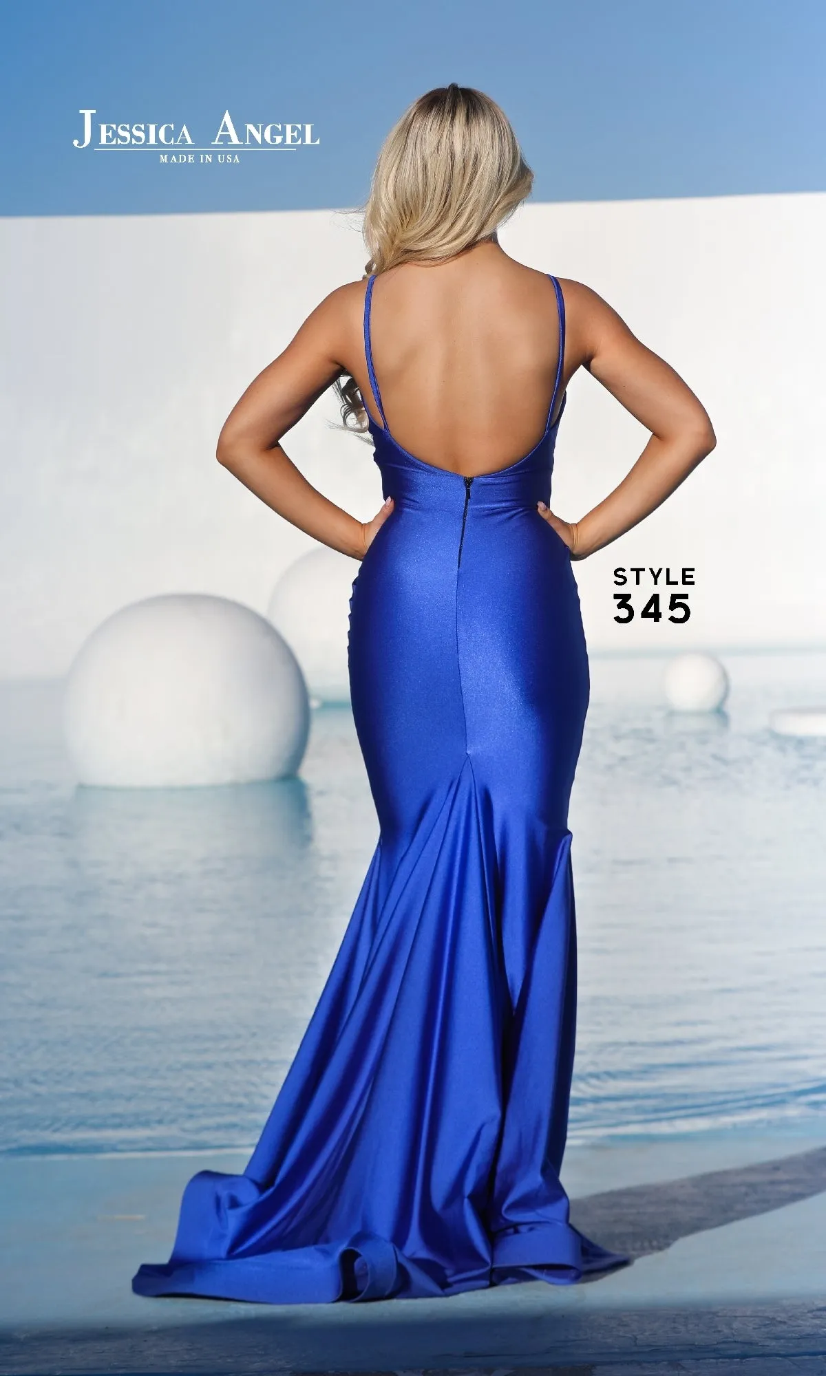 Long Glitter Mermaid Prom Dress: Jessica Angel 345 sold by PromGirl product image thumbnail 2