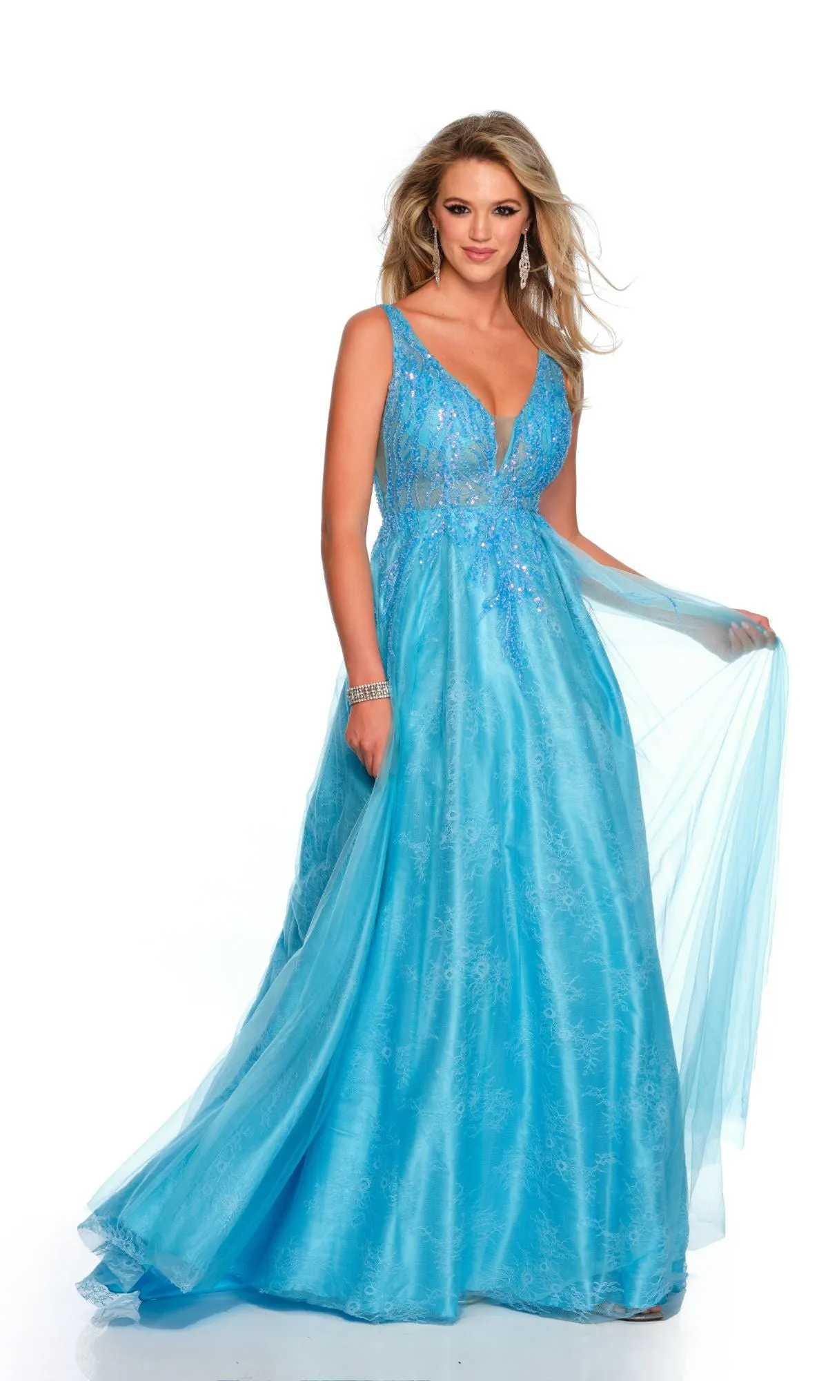 Long Formal Dress 11377 by Dave and Johnny sold by PromGirl
