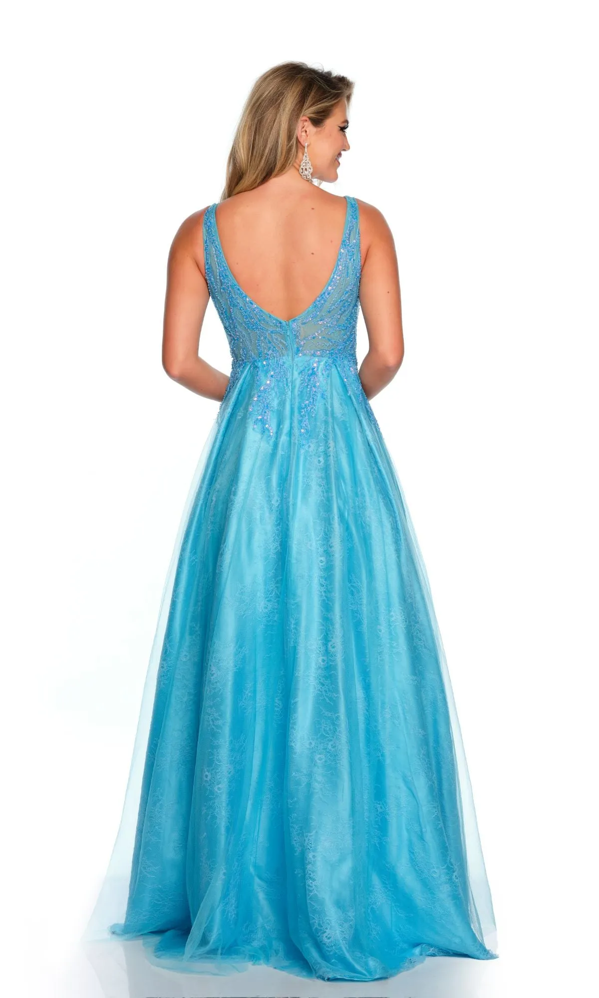 Long Formal Dress 11377 by Dave and Johnny sold by PromGirl product image thumbnail 2