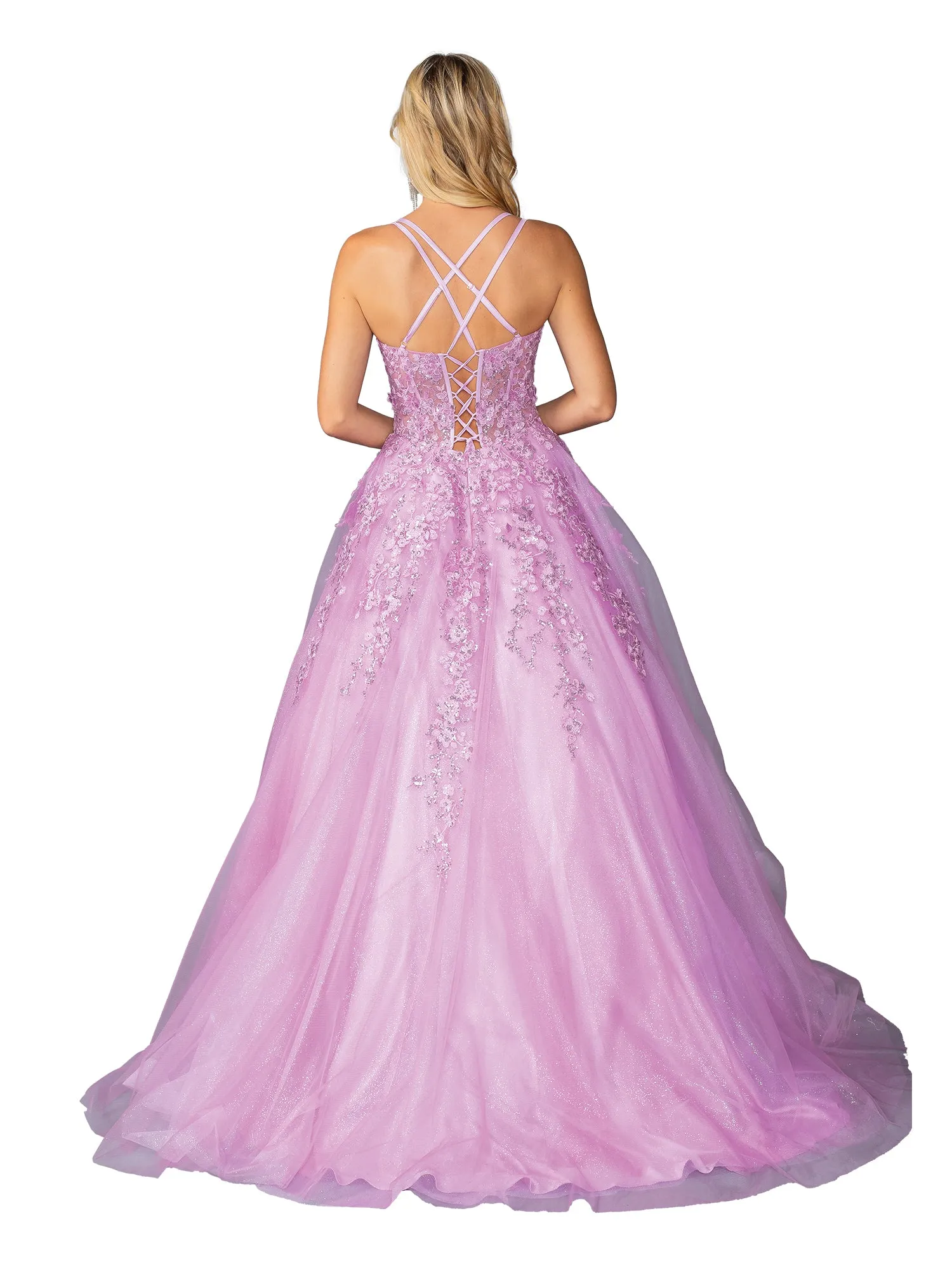 Lilac Purple Prom Ball Gown: Dancing Queen 4458 sold by PromGirl product image thumbnail 2