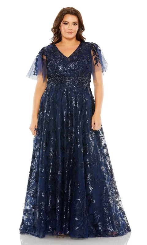 Long Plus-Size Formal Dress 20469 by Mac Duggal sold by PromGirl