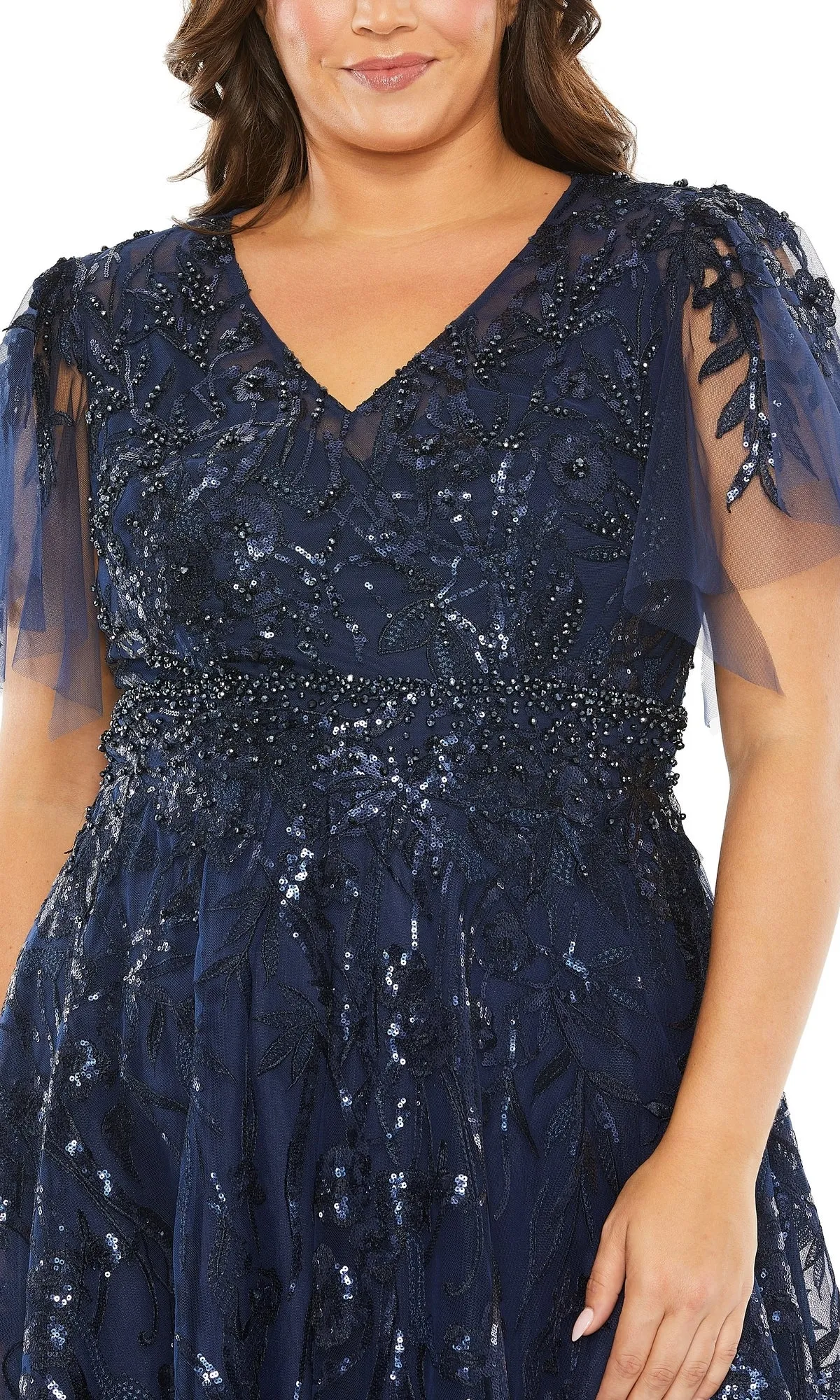 Long Plus-Size Formal Dress 20469 by Mac Duggal sold by PromGirl product image thumbnail 5