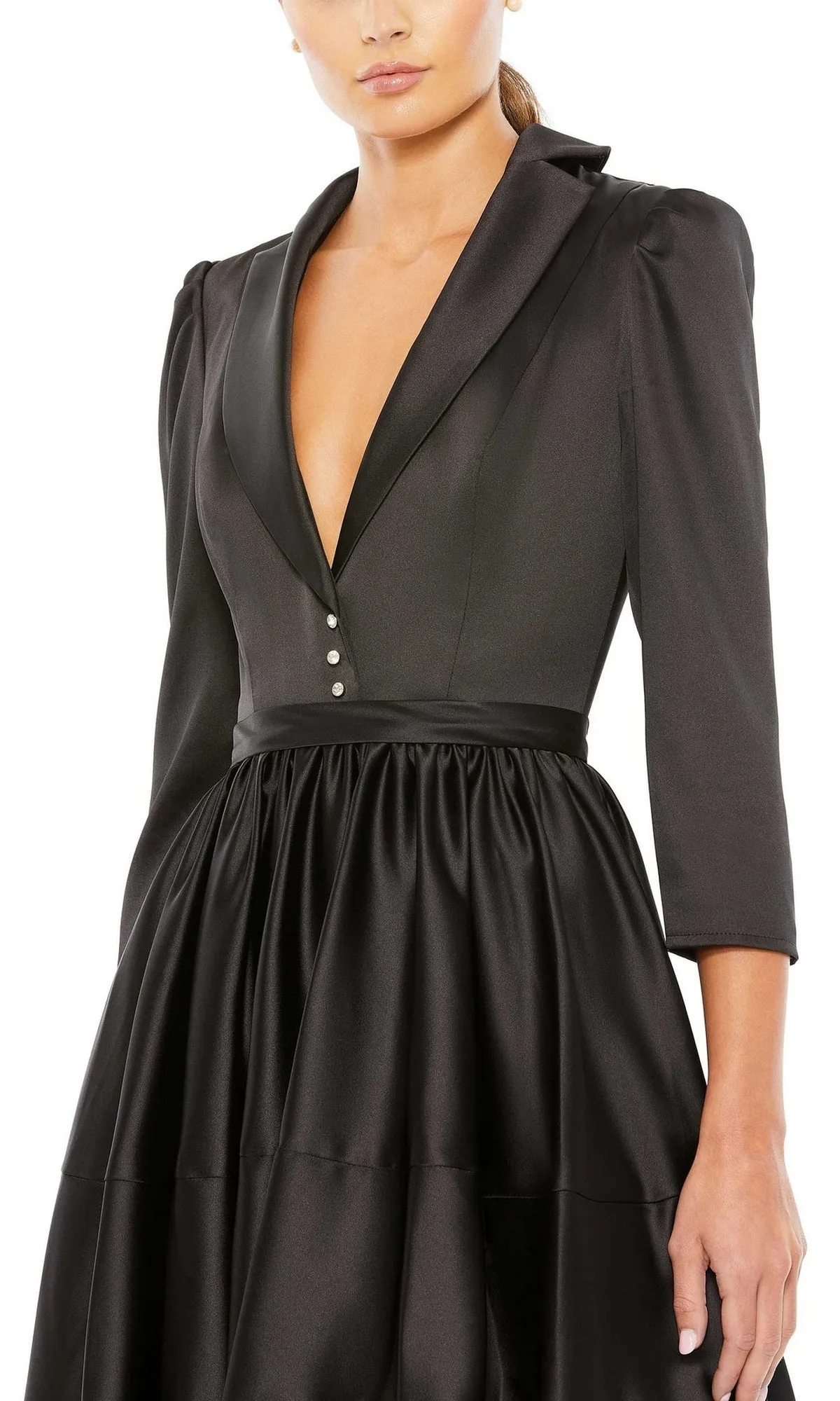 Short Wedding Guest Dress 26913 by Mac Duggal sold by PromGirl product image thumbnail 3