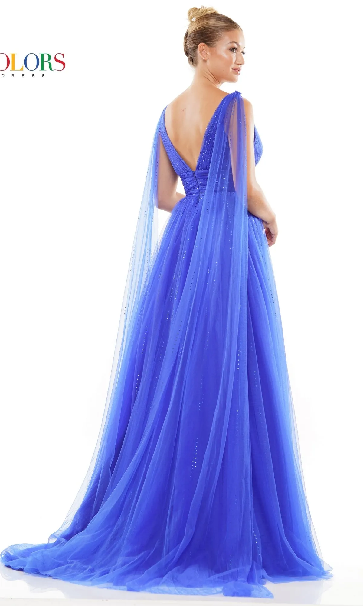 Classic Long Prom Ball Gown: Colors Dress 3242 sold by PromGirl product image thumbnail 2