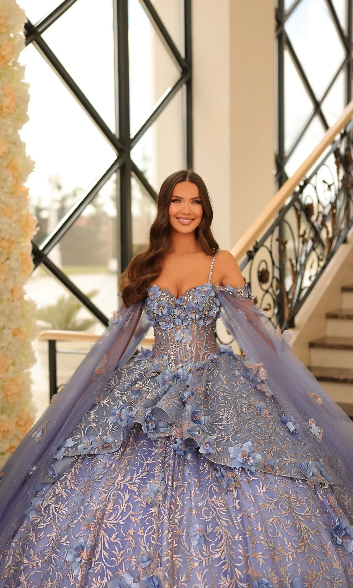 Quinceanera Dress 54216 By Amarra sold by PromGirl product image thumbnail 5