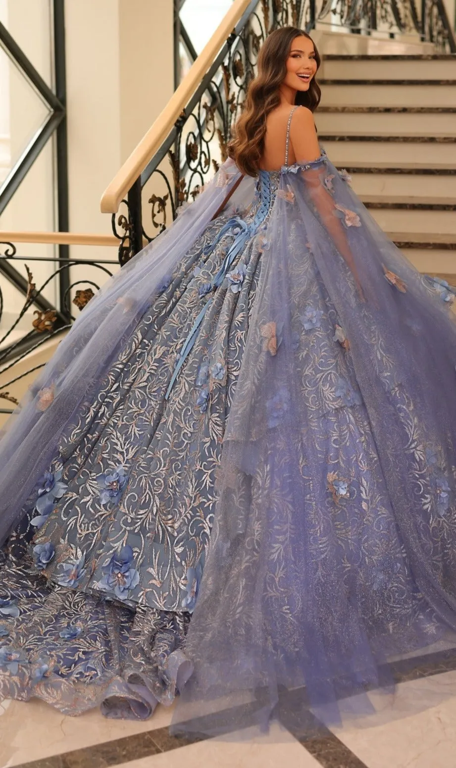 Quinceanera Dress 54216 By Amarra sold by PromGirl product image thumbnail 2