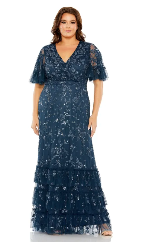 Long Plus-Size Formal Dress 9270 by Mac Duggal sold by PromGirl