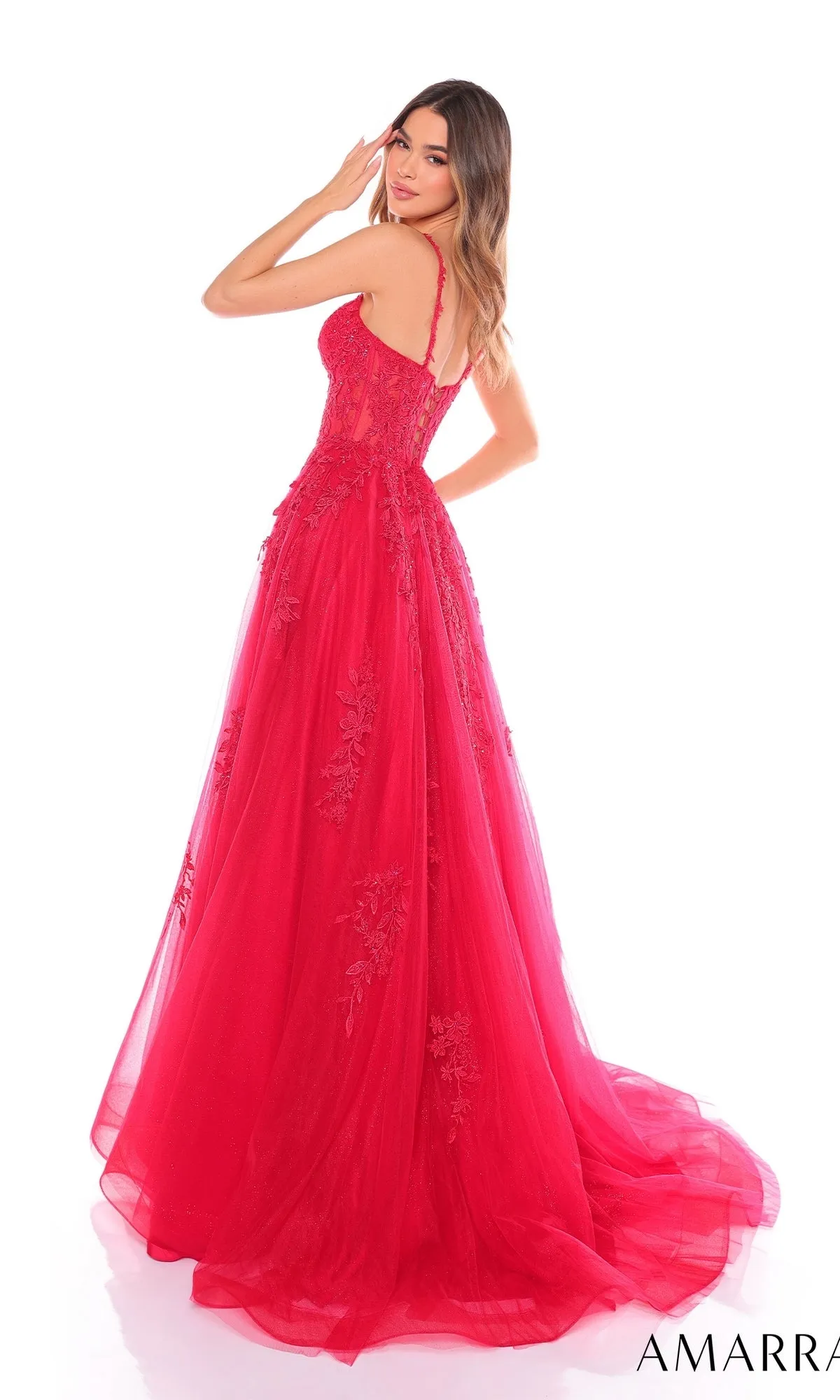 Long Formal Dress 88109 by Amarra sold by PromGirl product image thumbnail 2