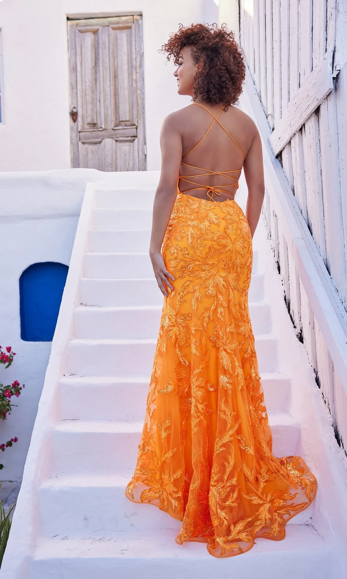 Ellie Wilde Long Designer Formal Dress EW35109 sold by PromGirl product image thumbnail 2
