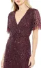 Flutter-Sleeve Long Formal Dress: Mac Duggal 35109 sold by PromGirl