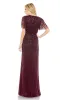 Flutter-Sleeve Long Formal Dress: Mac Duggal 35109 sold by PromGirl
