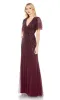Flutter-Sleeve Long Formal Dress: Mac Duggal 35109 sold by PromGirl
