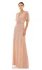 Flutter-Sleeve Long Formal Dress: Mac Duggal 35109 sold by PromGirl