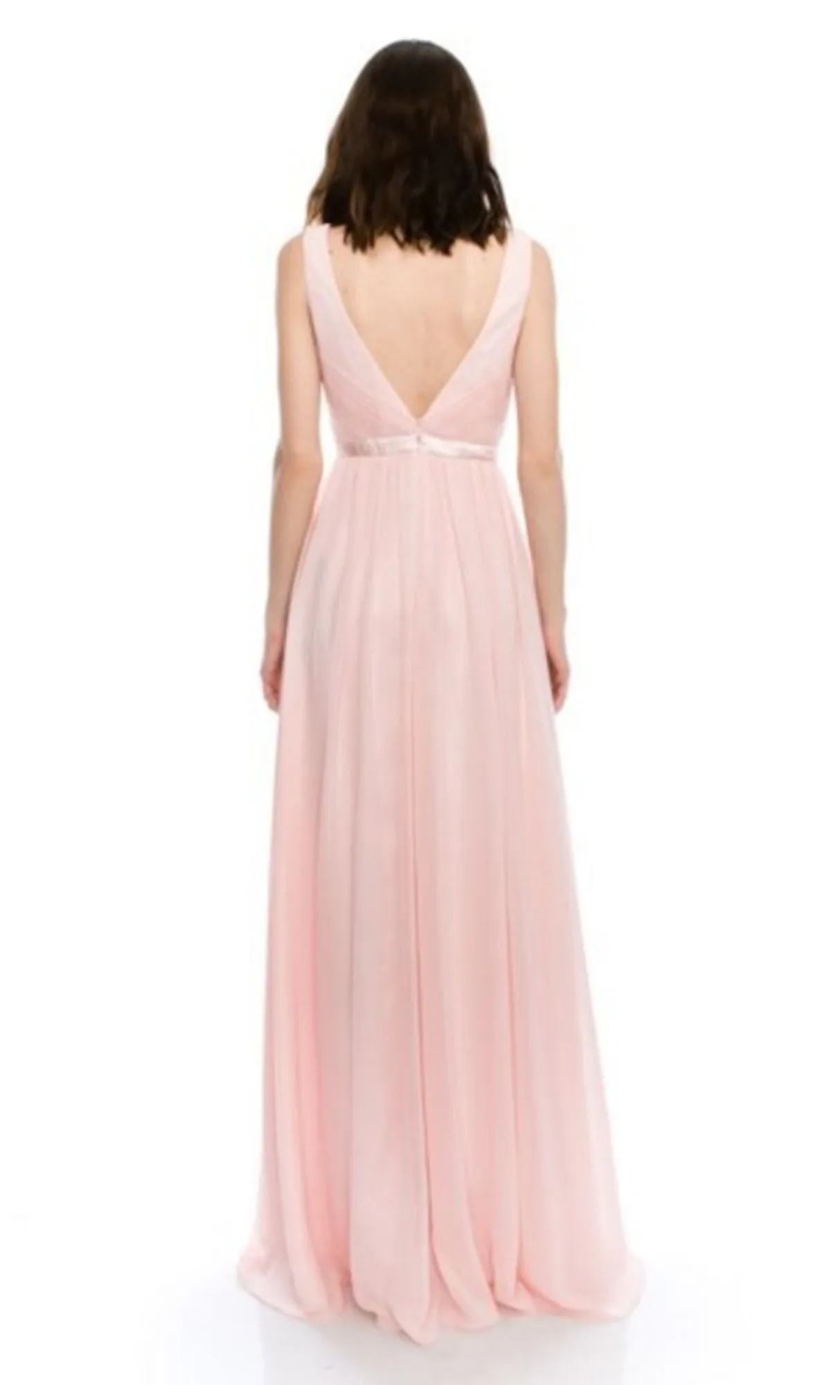 Deep V-Back Long A-Line Prom Dress: Chicas C7818 sold by PromGirl product image thumbnail 2