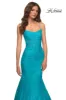 Long Lace Mermaid Prom Dress by La Femme sold by PromGirl