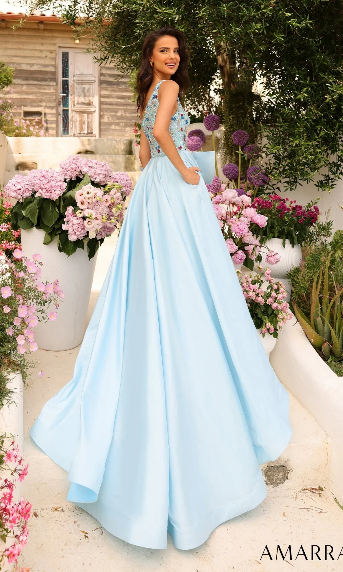Amarra Long Prom Dress 94041 sold by PromGirl product image thumbnail 2