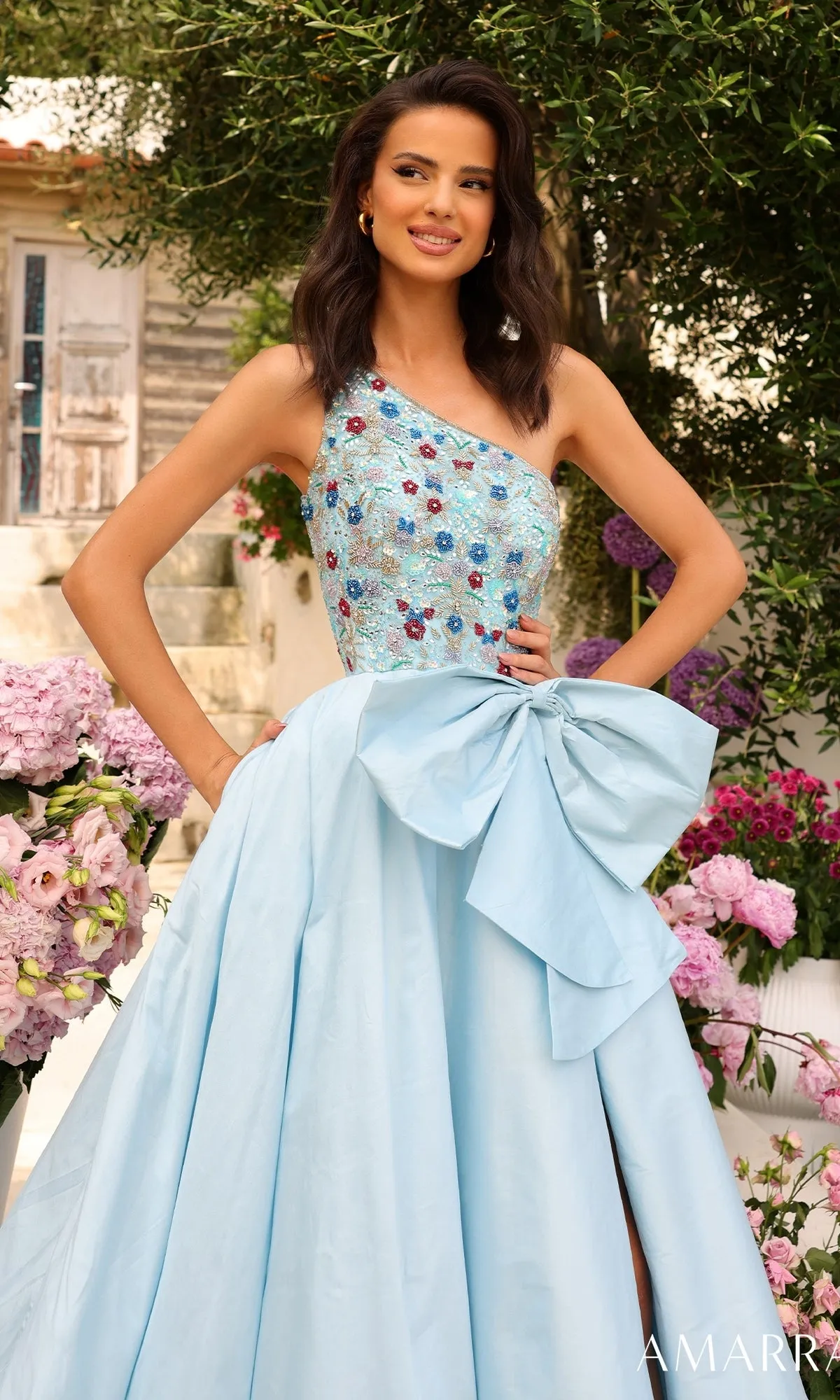 Amarra Long Prom Dress 94041 sold by PromGirl product image thumbnail 4