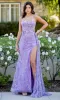 Pastel Glitter Prom Dress: Cinderella Couture 8079J sold by PromGirl