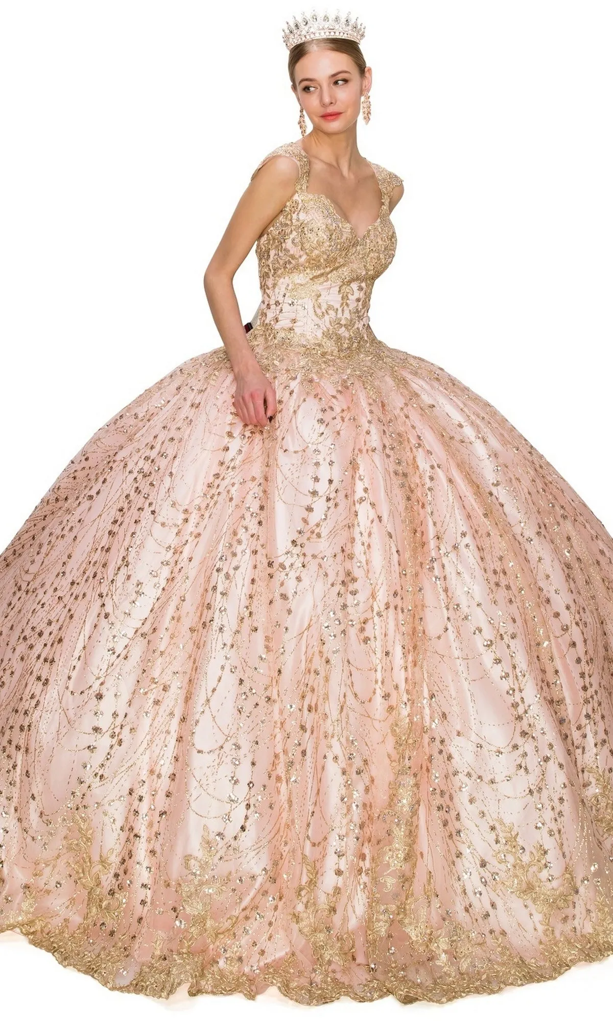 Quinceanera Ball Gown 8024J sold by PromGirl product image thumbnail 5